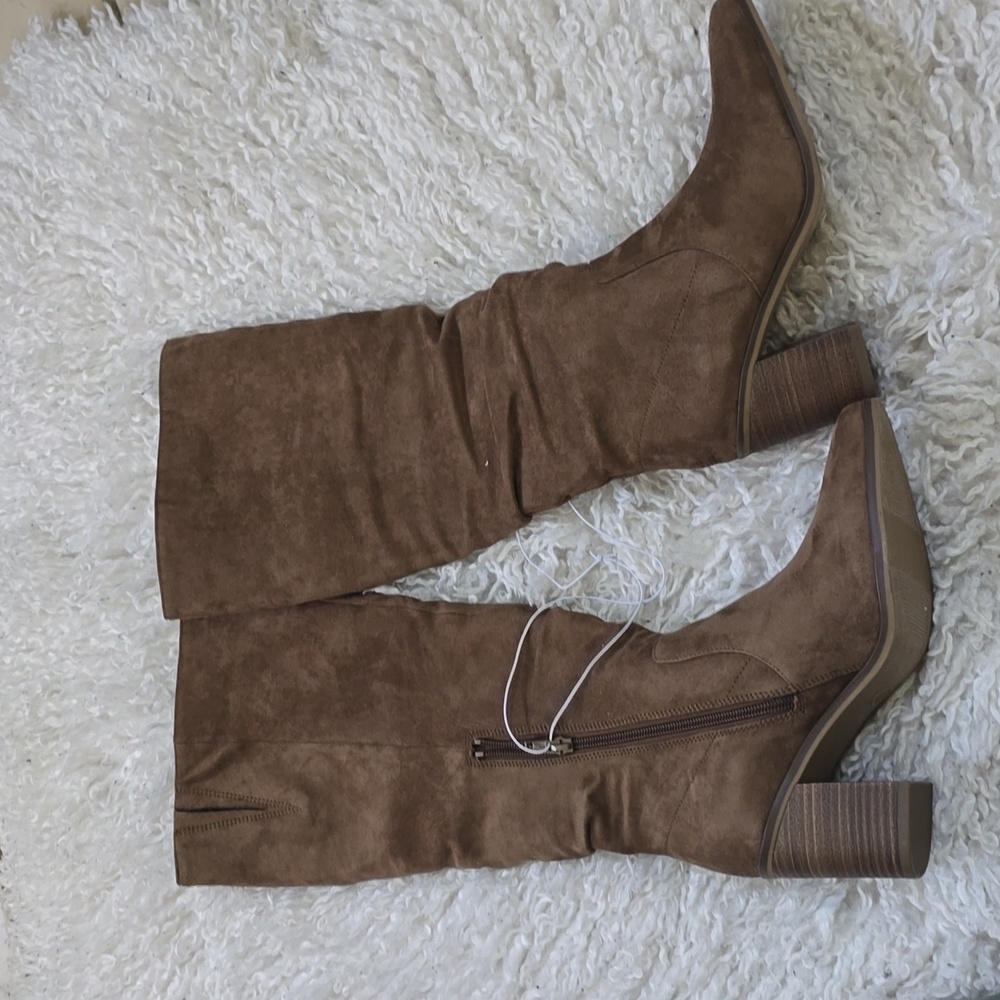 Brown Suade Boots